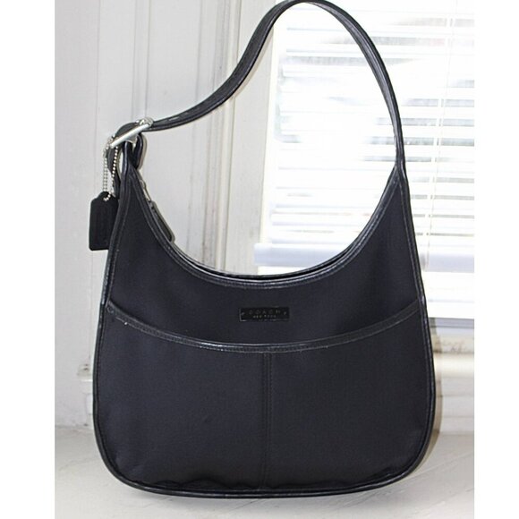 Coach Vintage - Ergo Neo Pocket Zip 6203 in Black - Nylon + Leather Construct - Picture 1 of 13